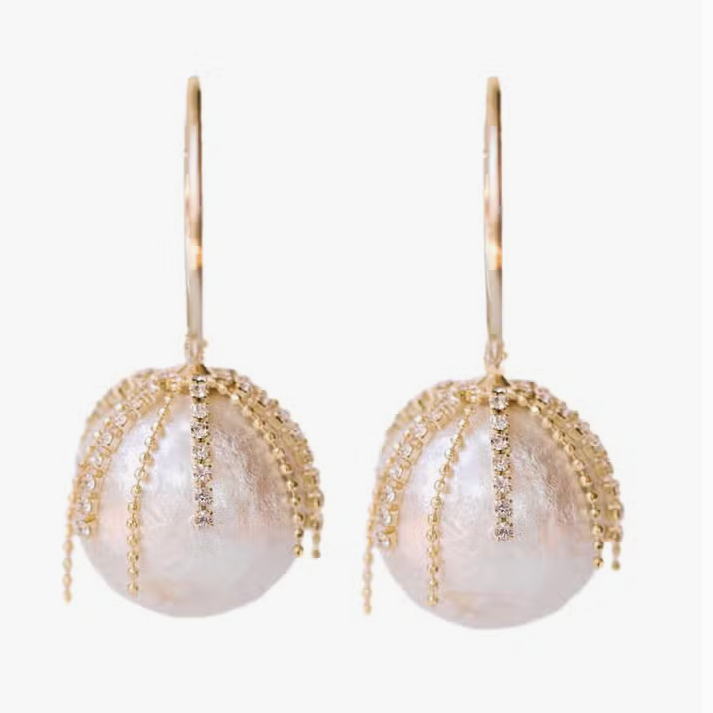 Big pearl Earrings