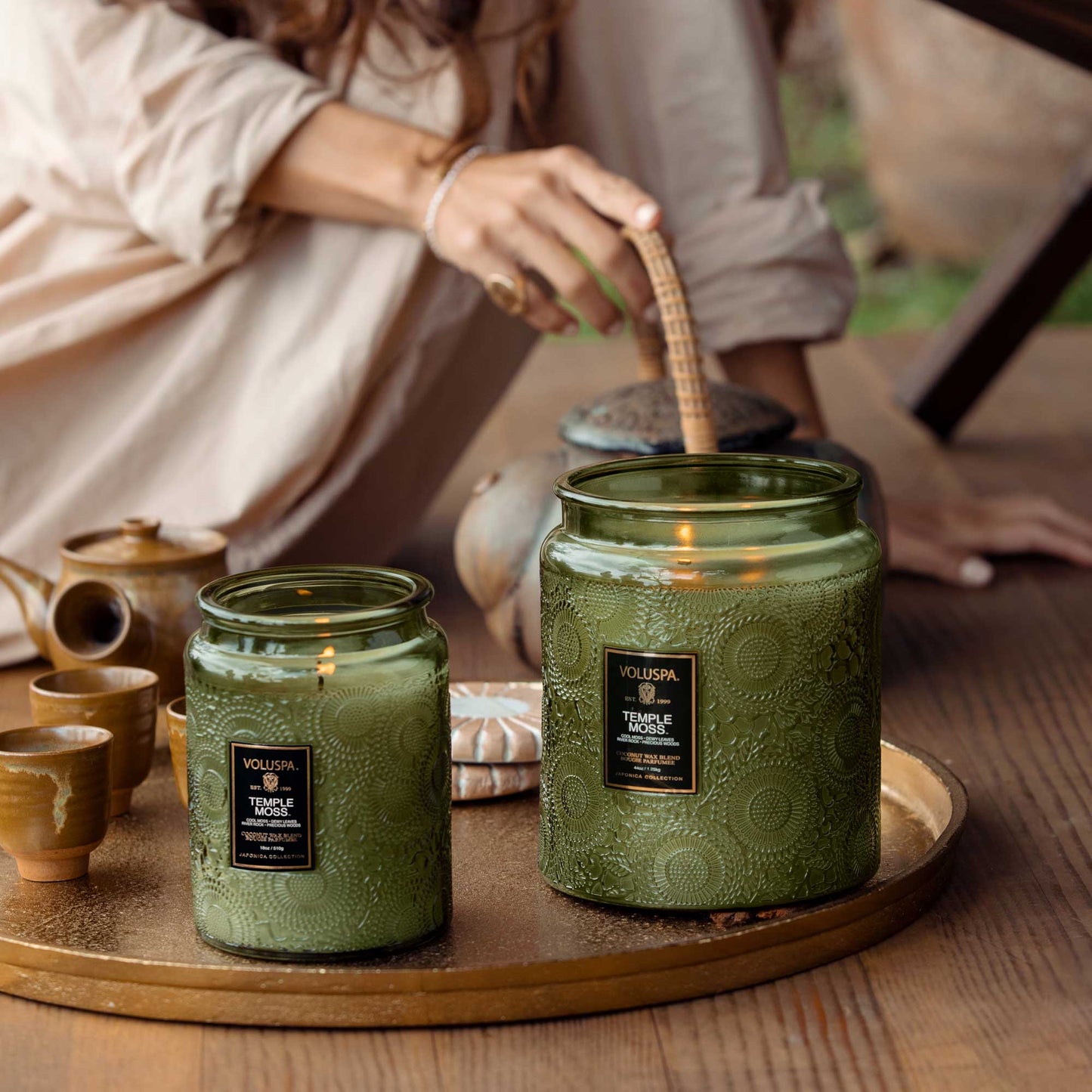 Voluspa Temple Moss Candles