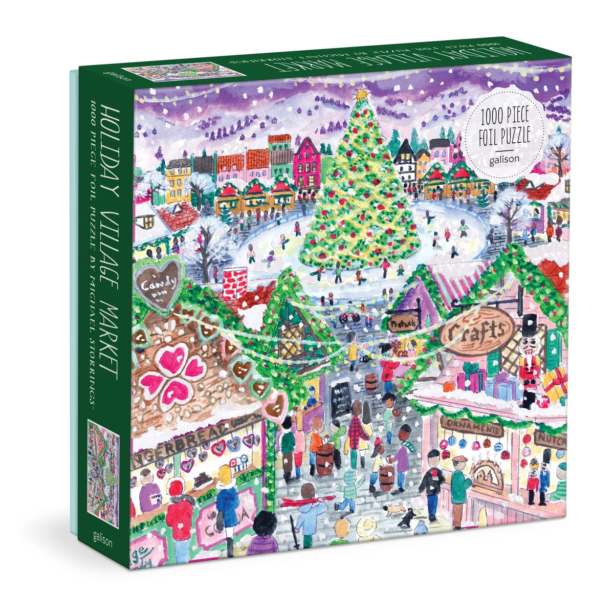 Holiday Village Market 1000pc Foil Puzzle