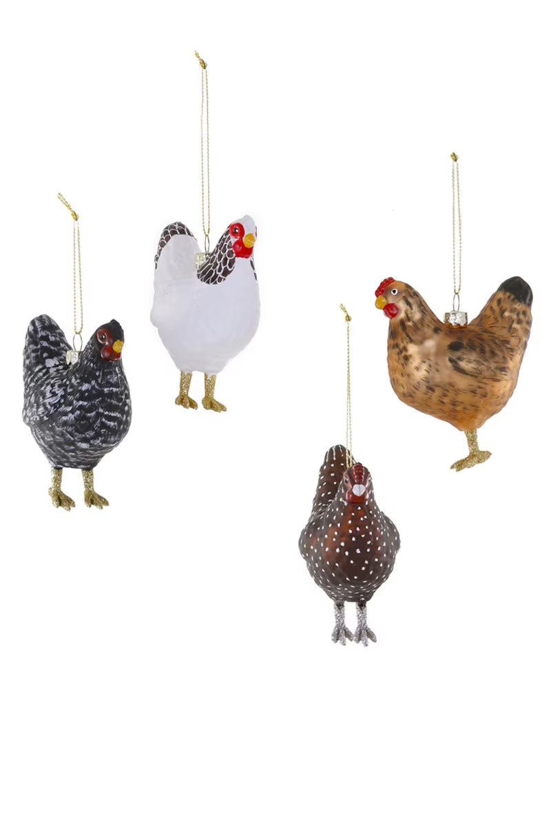 Farmhouse Hen Ornament