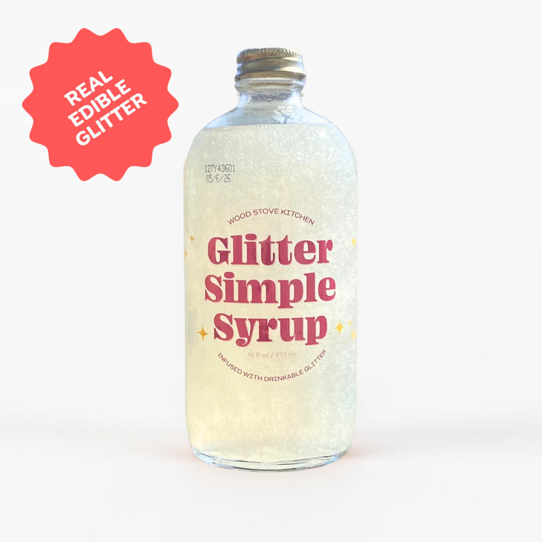 Simple Syrup with Edible Glitter