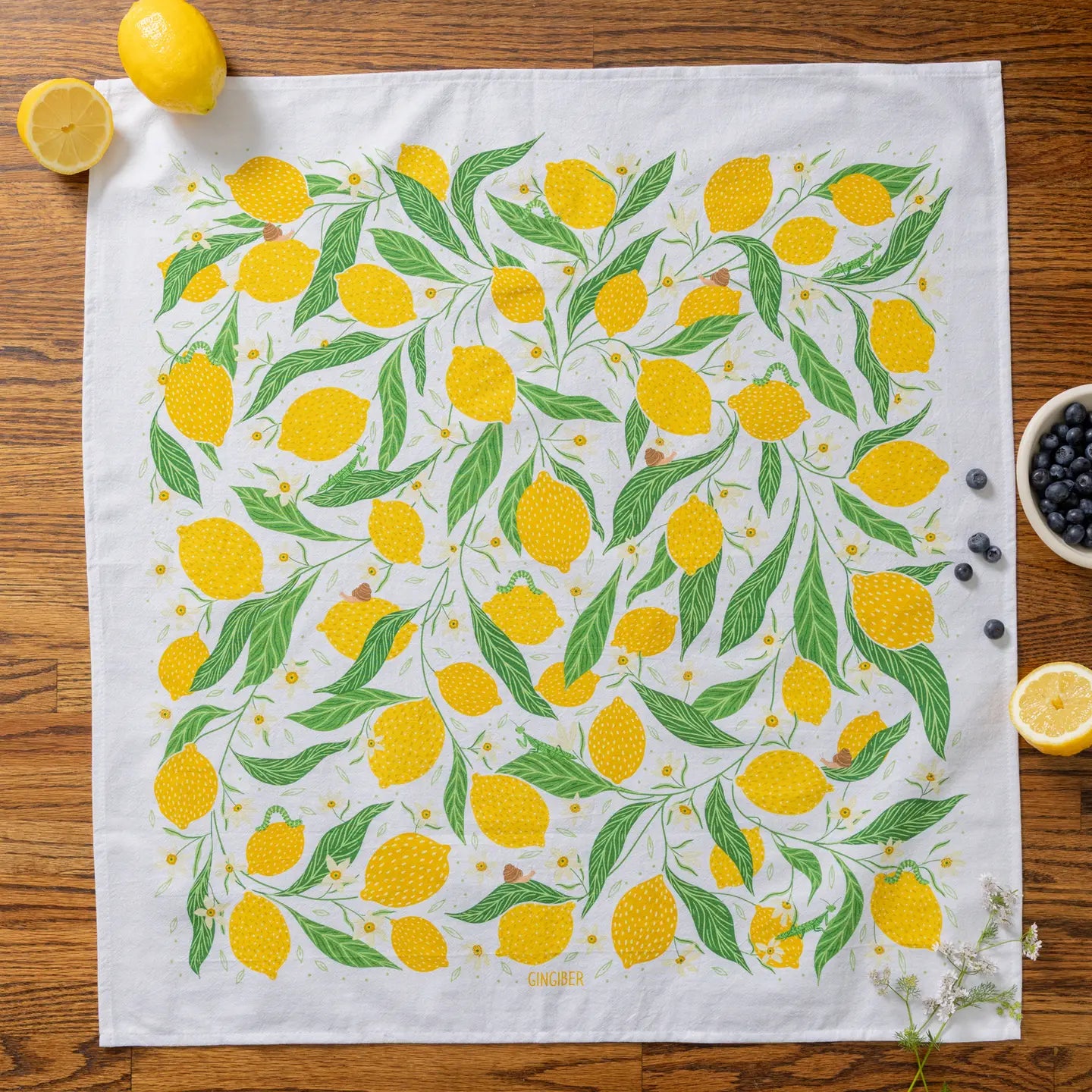 Lemon Grove Tea Towel