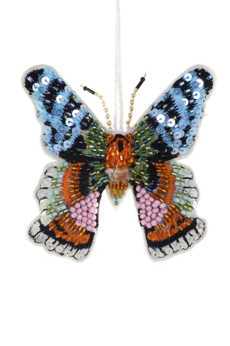 Sequin & Stitchery Butterfly Ornament