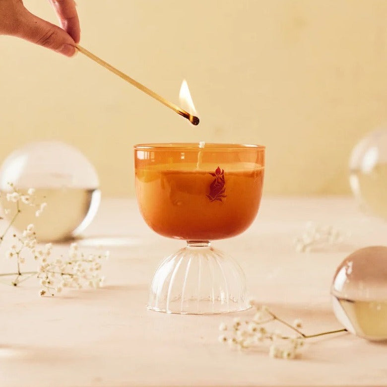 Rewined Coupe Glass Candles