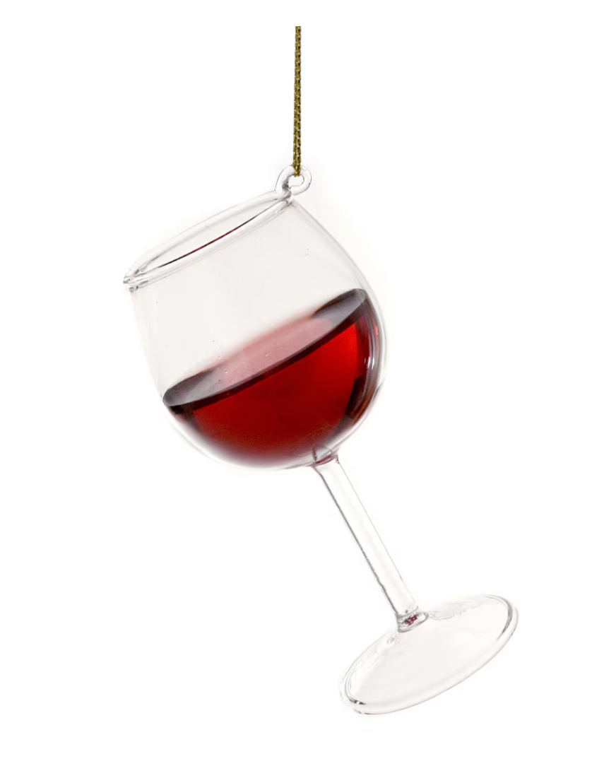 Wine Glass Ornament