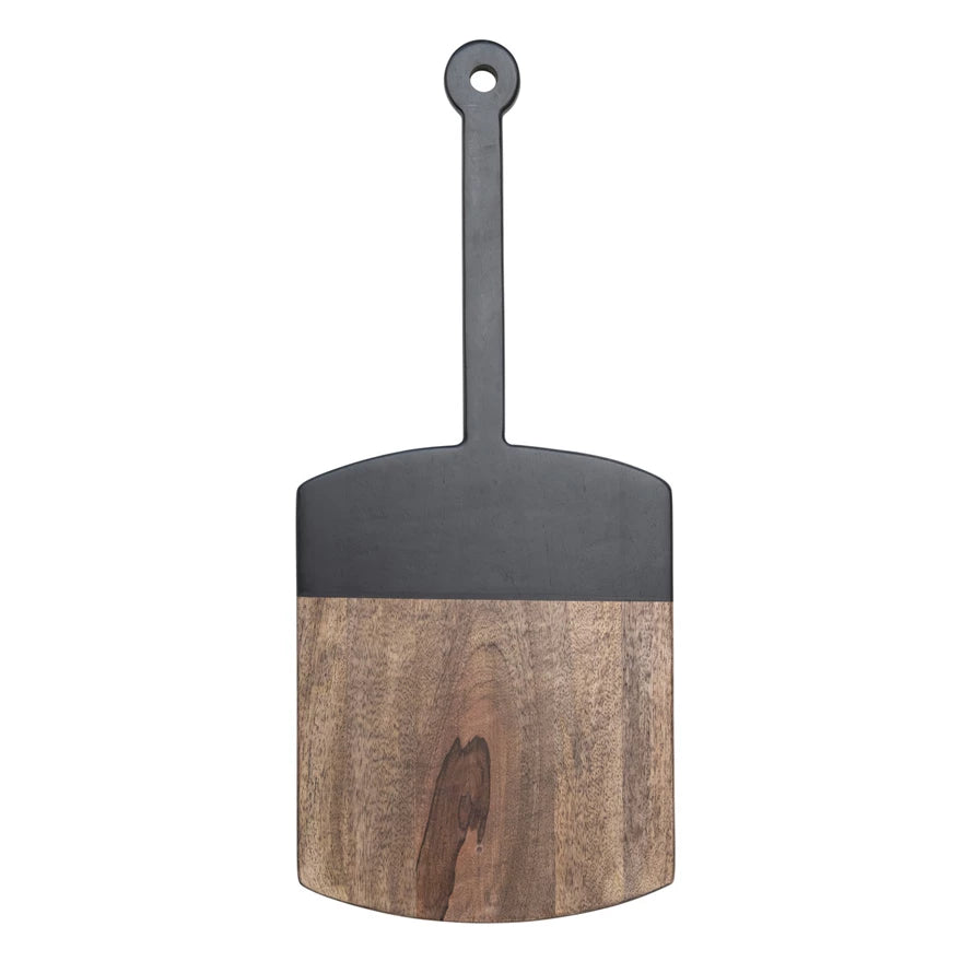 Black & Walnut Mango Wood Cheese/Cutting Board