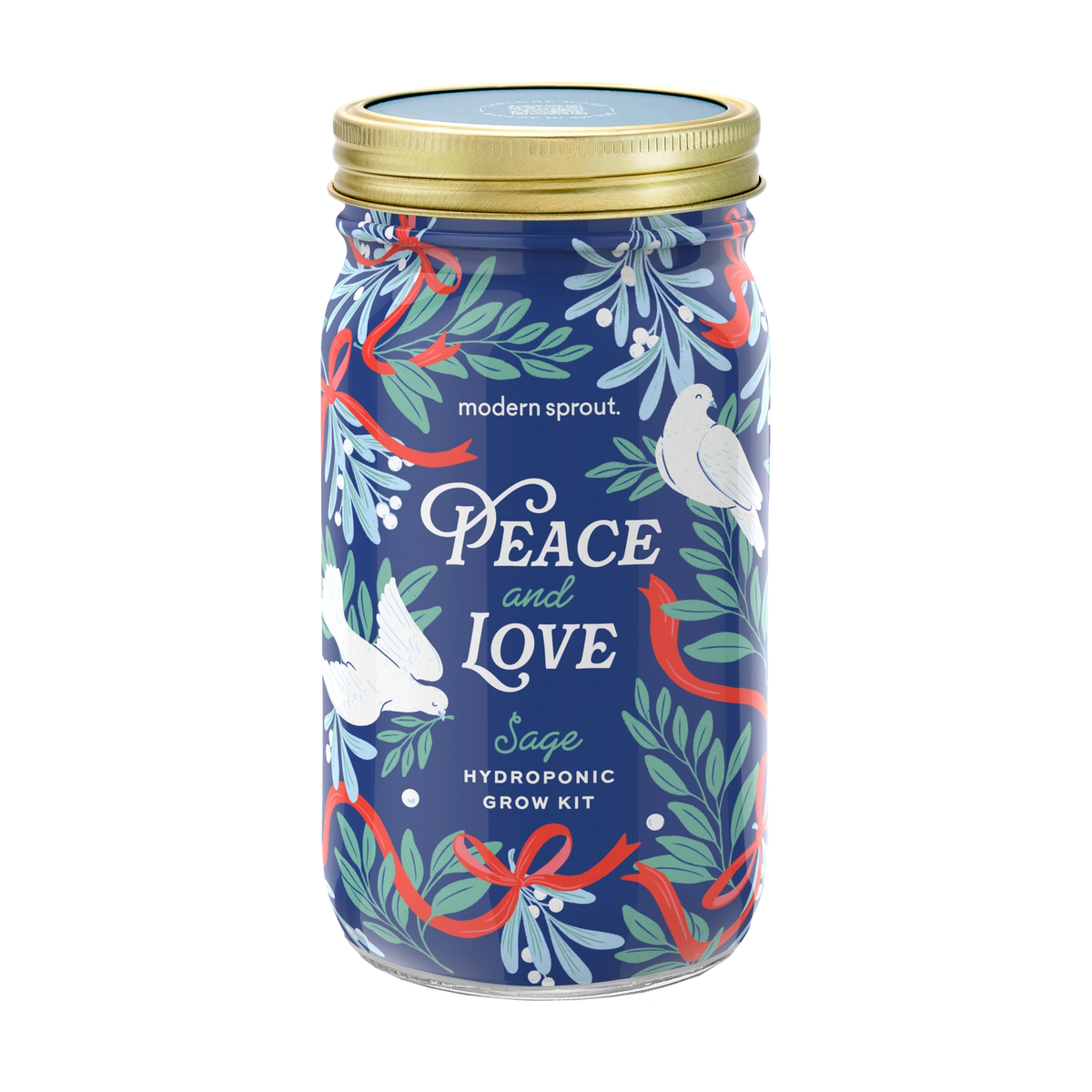 Holiday Herb Garden Jar