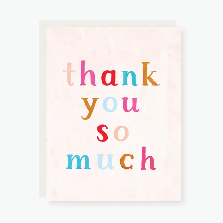 Painted Letters Thank You Card Boxed Set