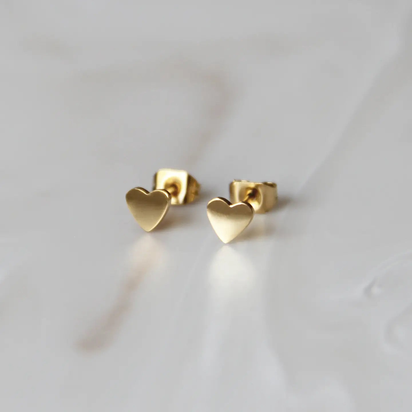 Heart Stud Earrings