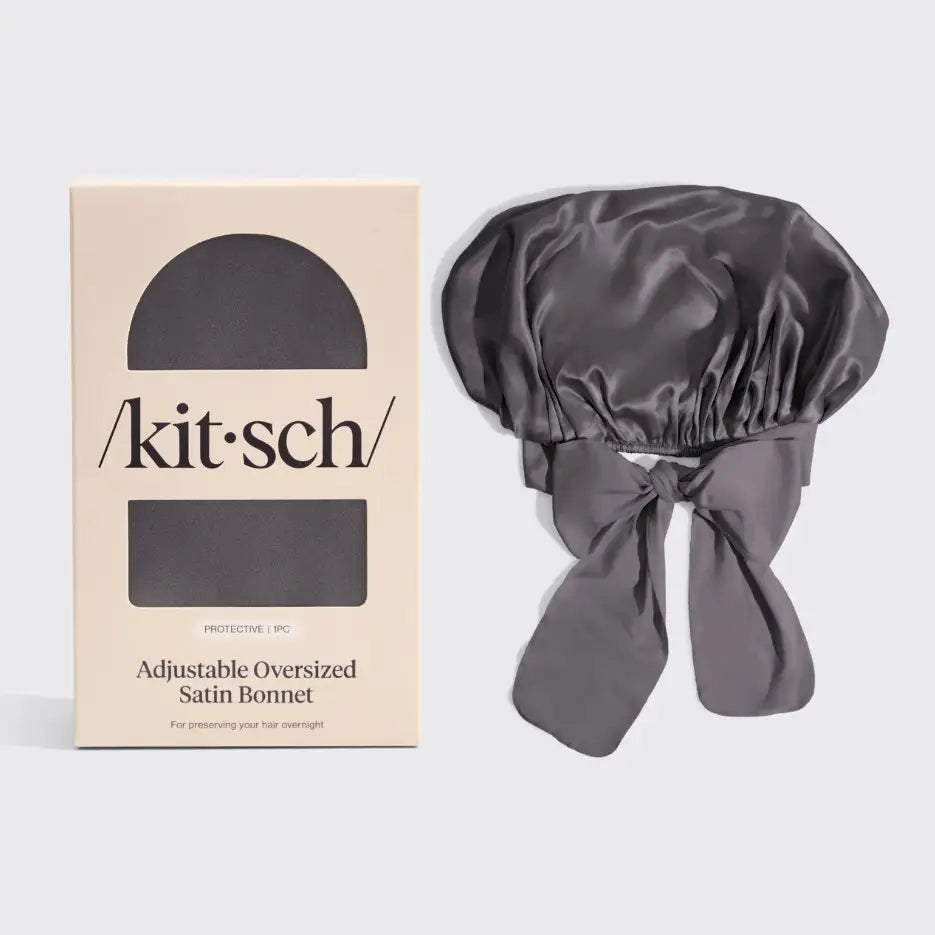 Kitsch Adjustable Oversized Satin Bonnet