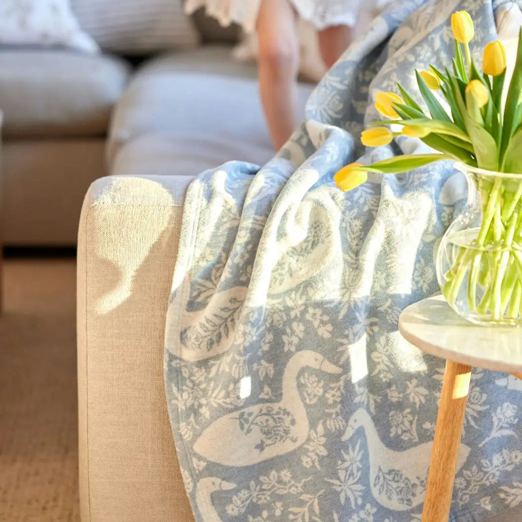 ChappyWrap Garden Geese Lightweight Blanket