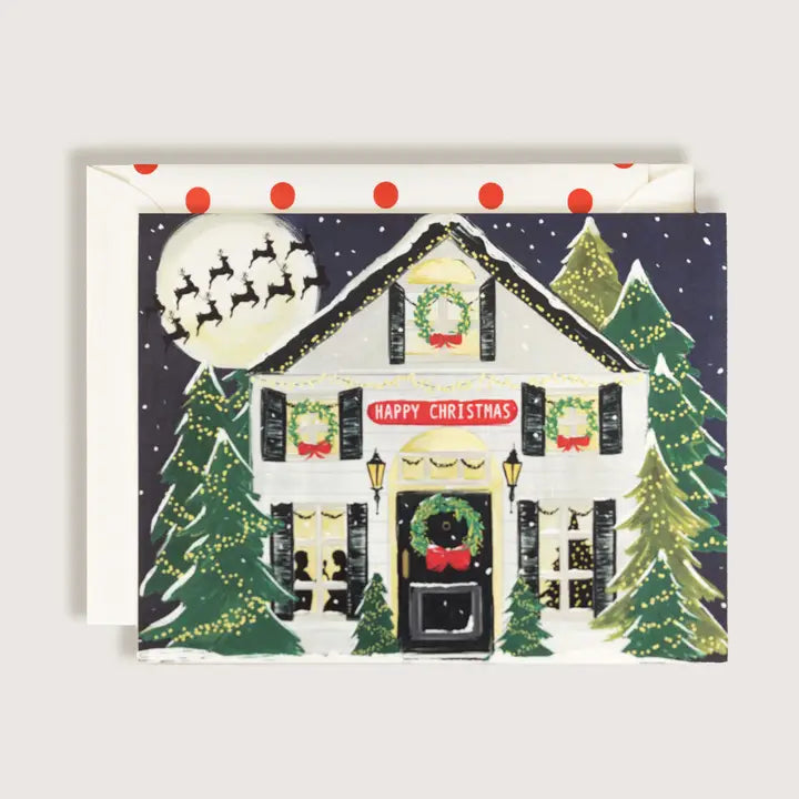 Happy Christmas House Card