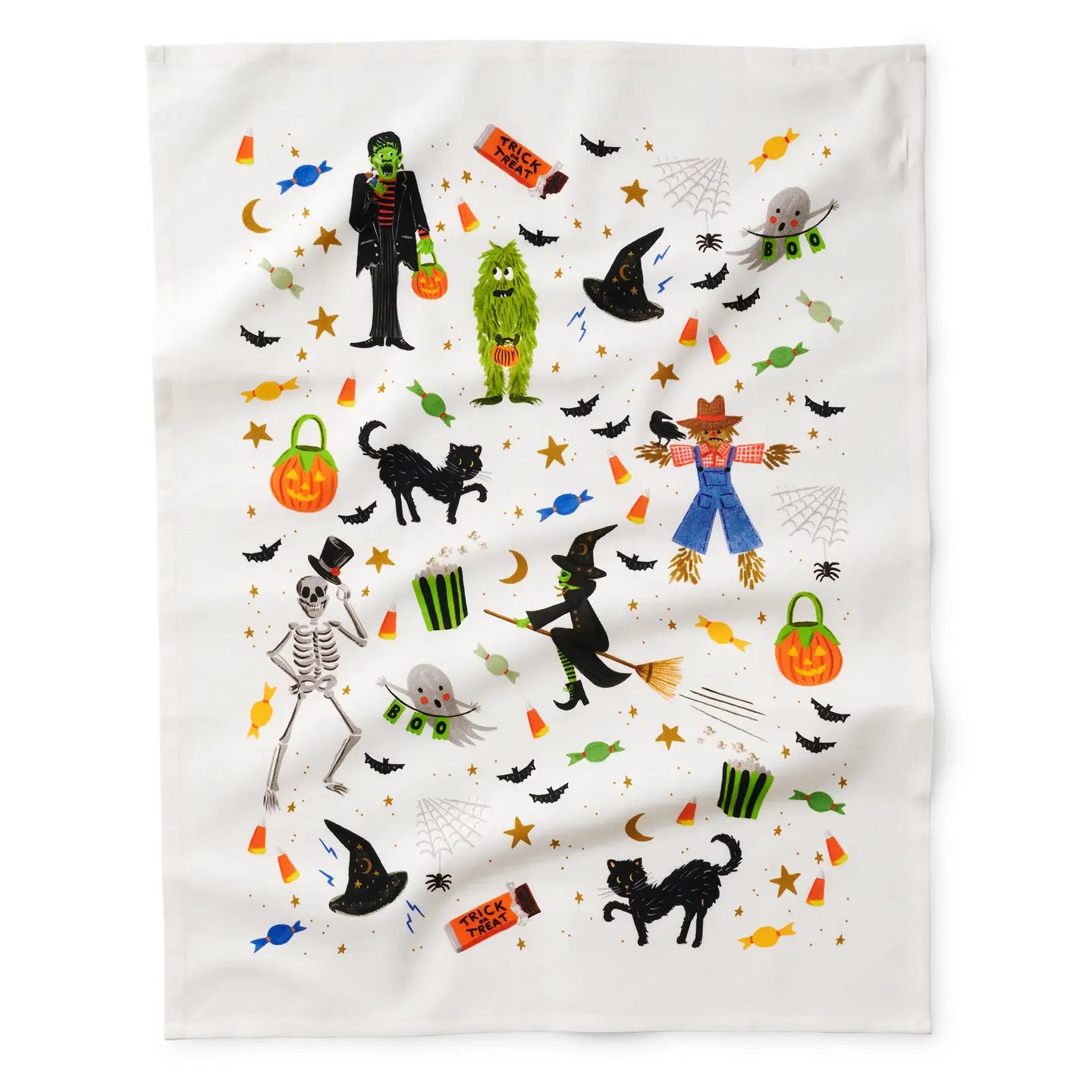 Halloween Parade Tea Towel