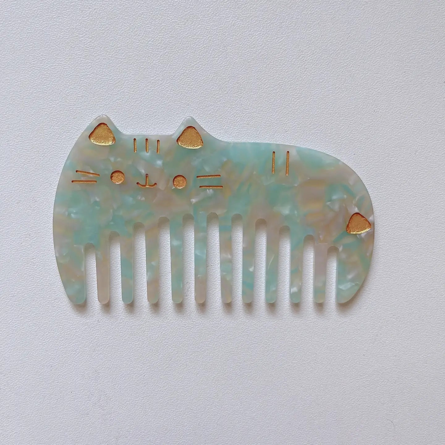 Cat Tortoise Mini Wide Tooth Comb