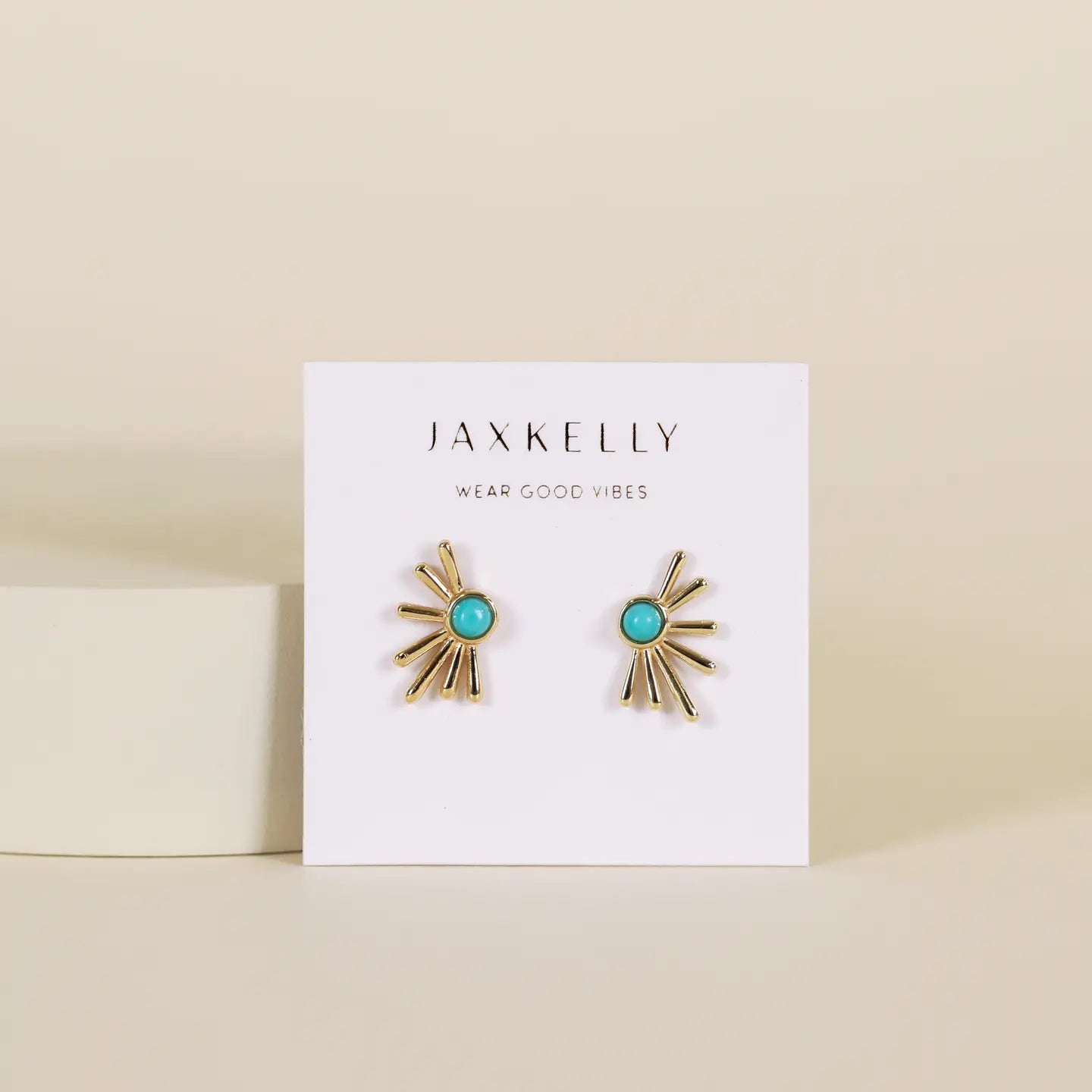 Sun Ray Turquoise Studs