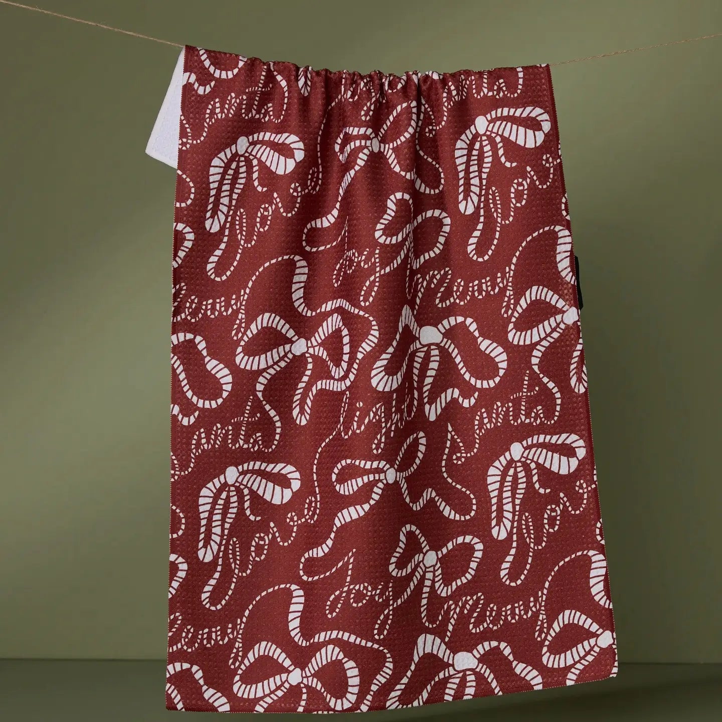 Cheerful Bows Tea Towel