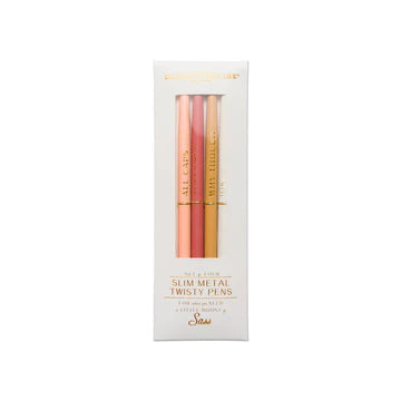 Twisty Slim Metal Pen Set