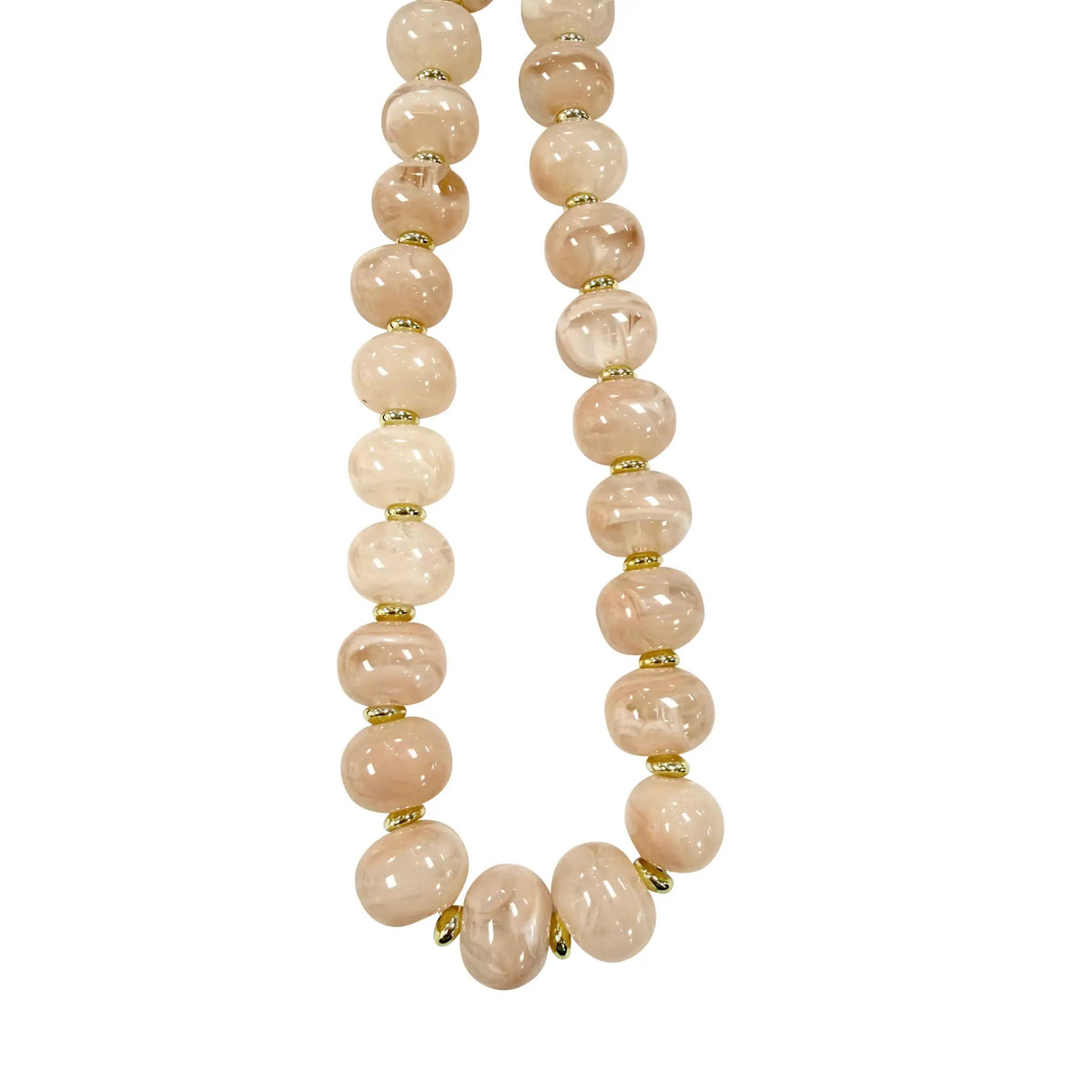 Marble Chunky Beaded Necklace
