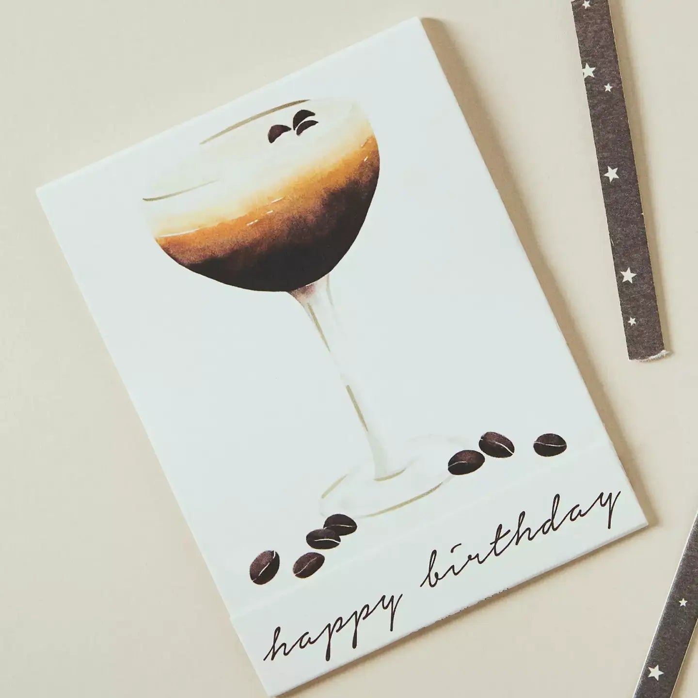 Espresso Martini Happy Birthday Match Card®