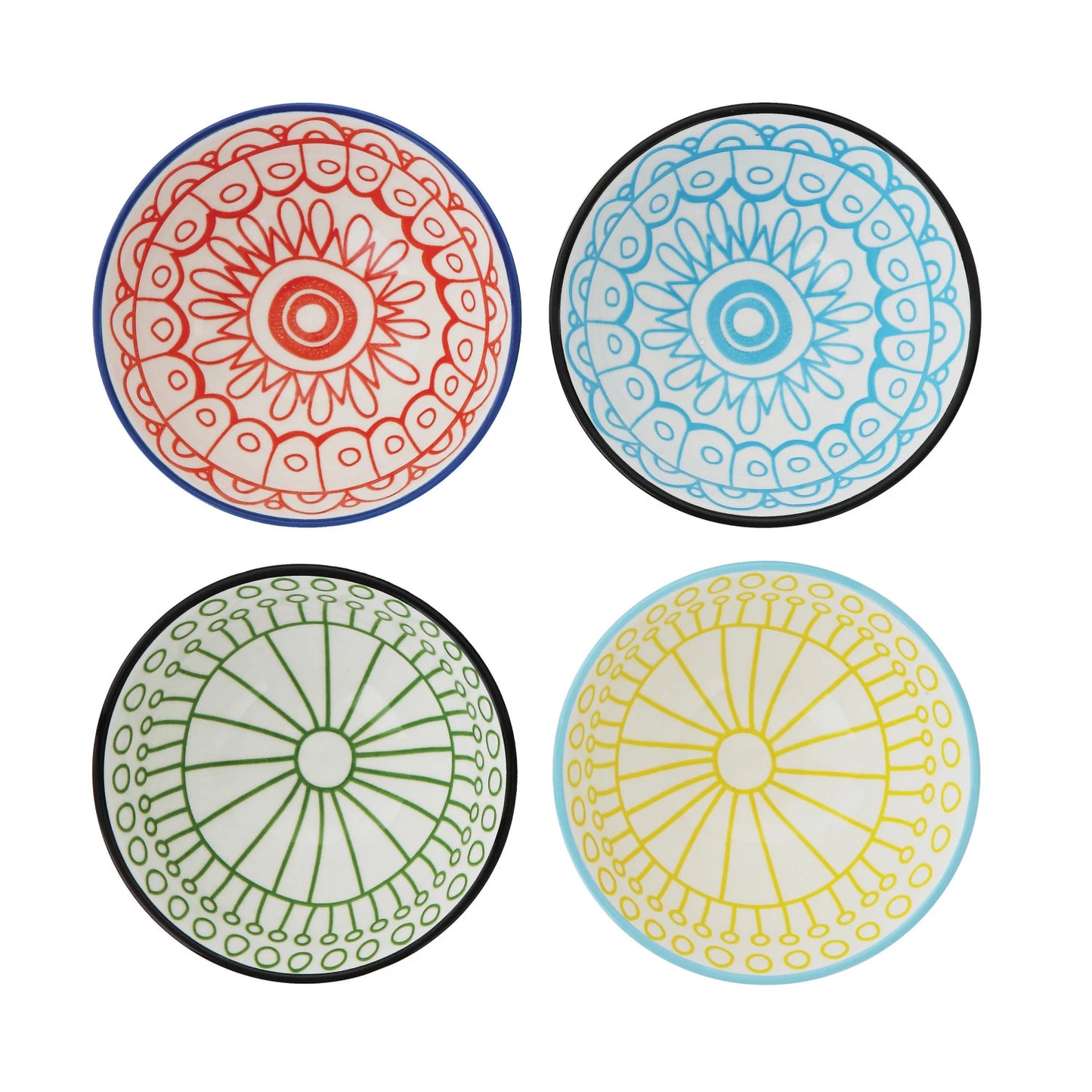 Bistro Hand-Stamped Stoneware Bowl