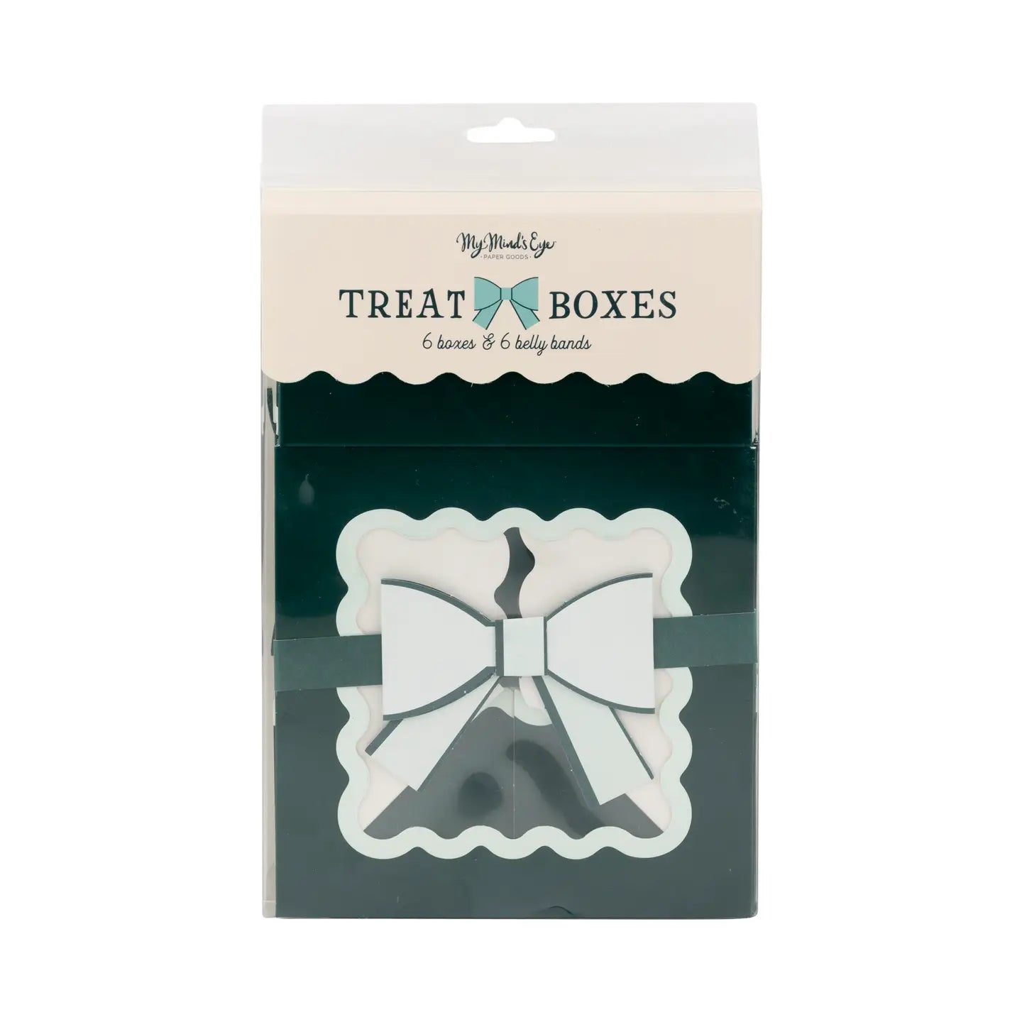 Green Bow Cookie Box