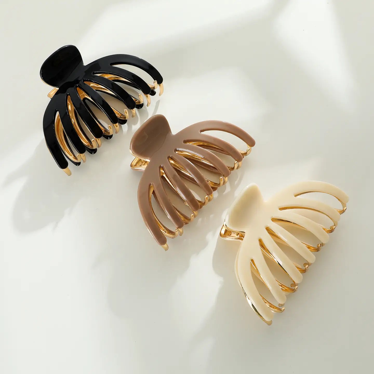 Hailey Gold Metal Octopus Hair Clip