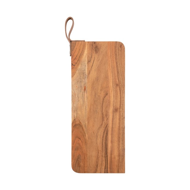 Modern Cheese Board with Leather Strap