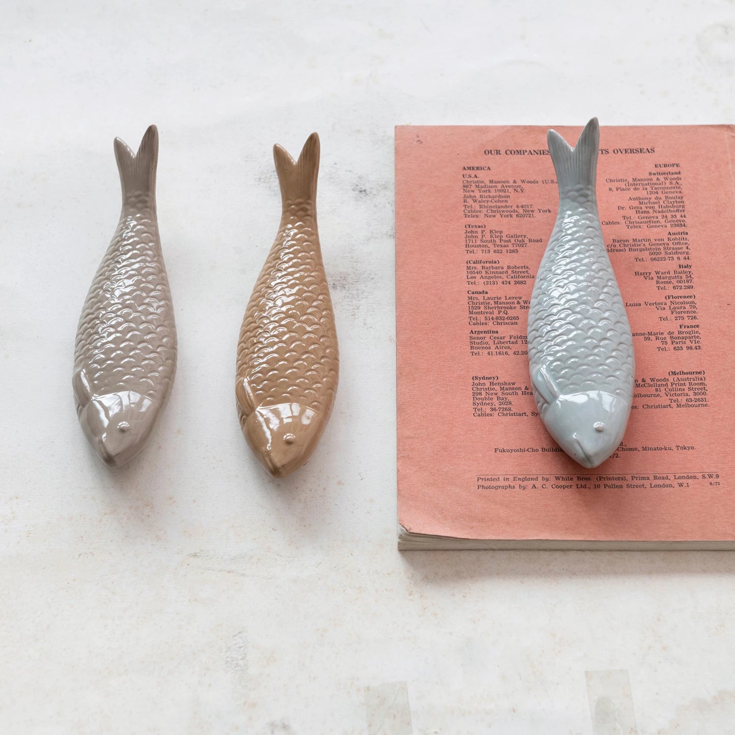 Sculpted Fish Figurine