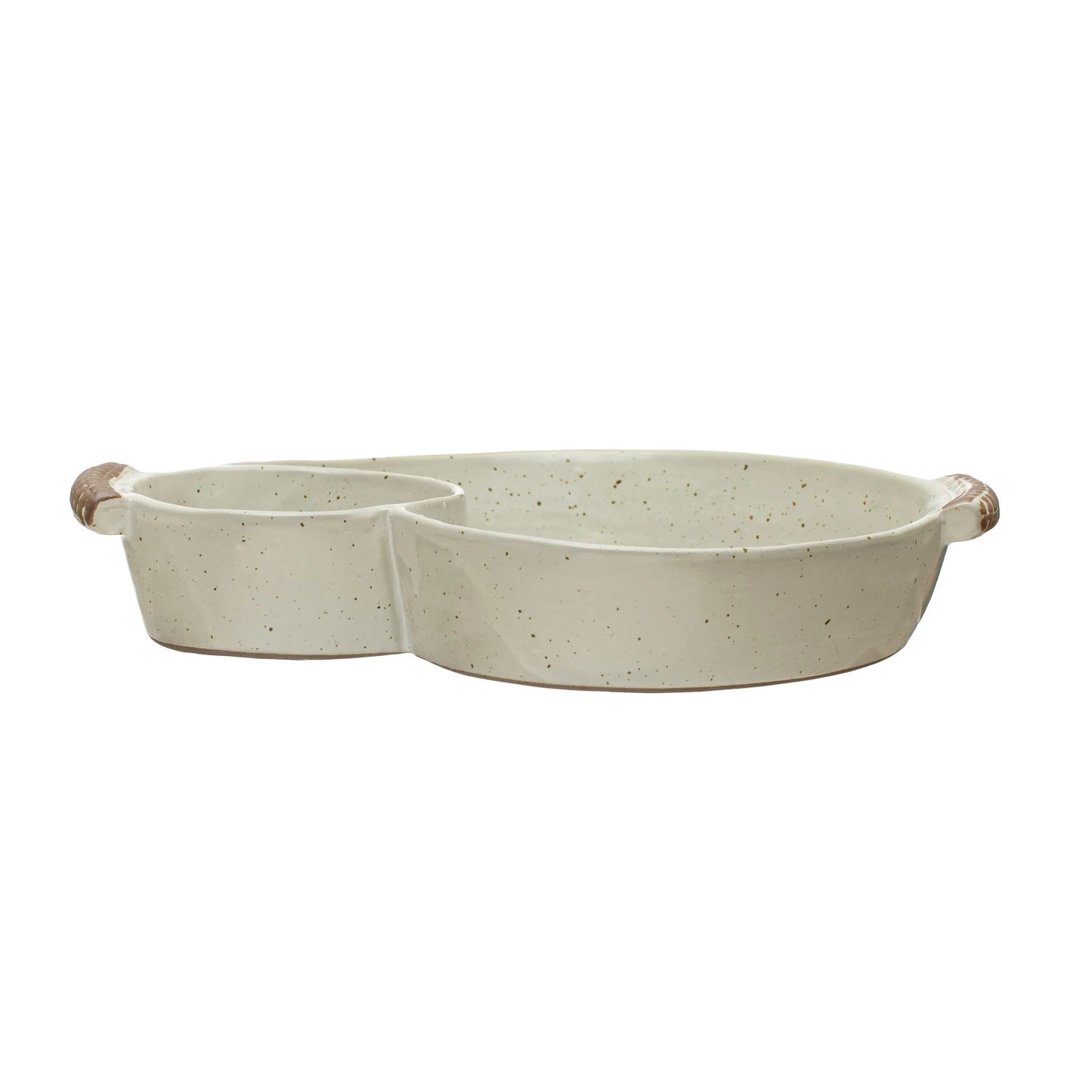 Sectioned Chip & Dip Serving Dish