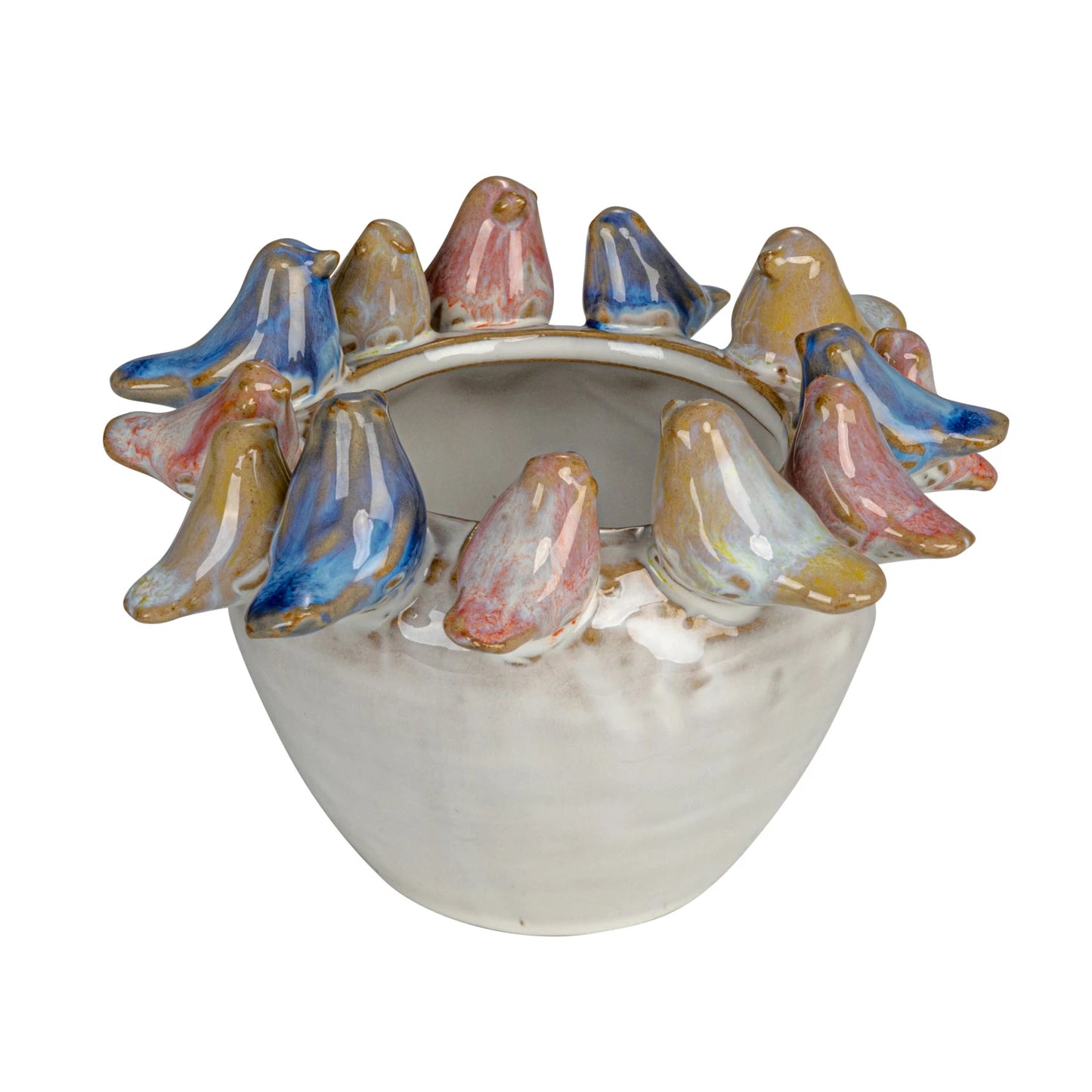 Birdie Stoneware Planter