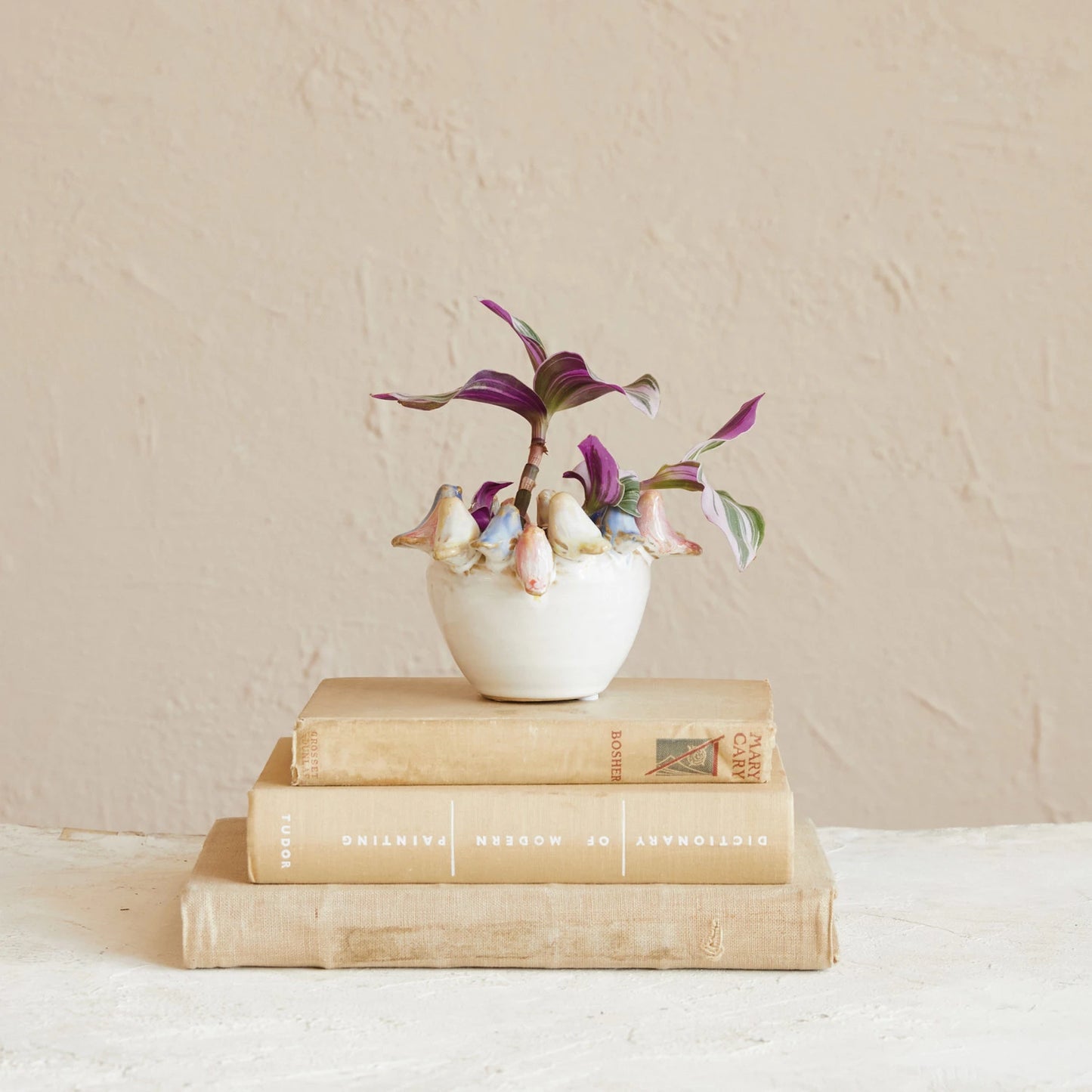 Birdie Stoneware Planter