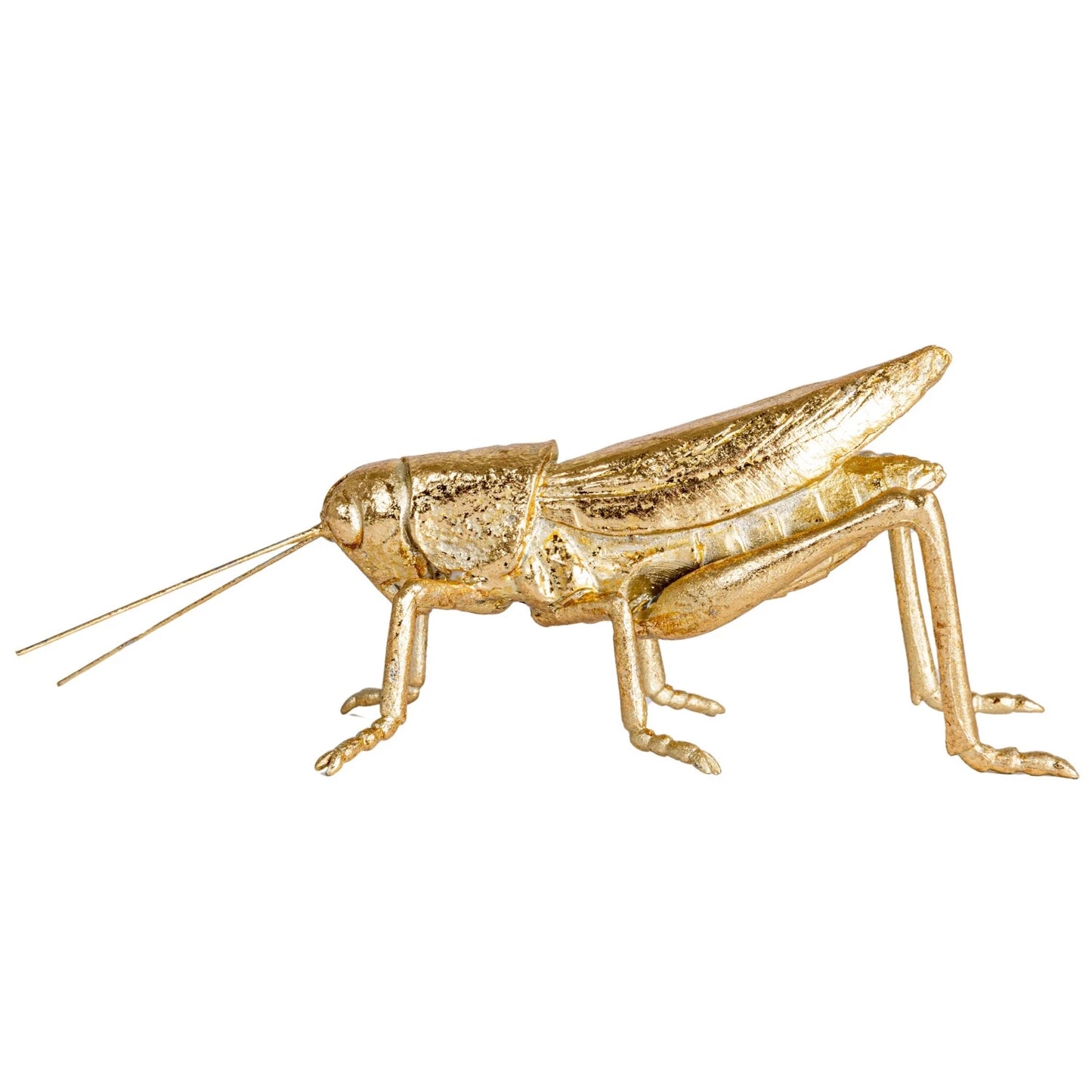 Golden Grasshopper Figurine