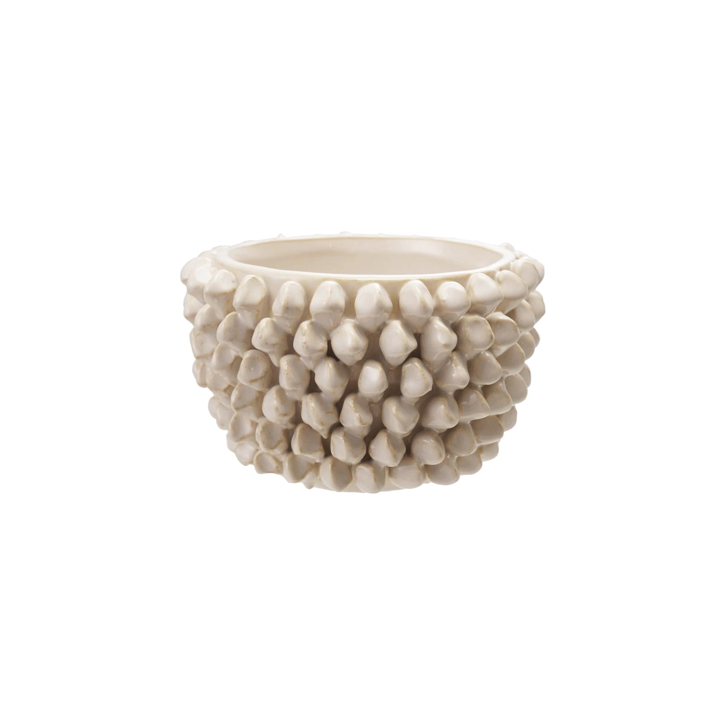Textured Stoneware Planter