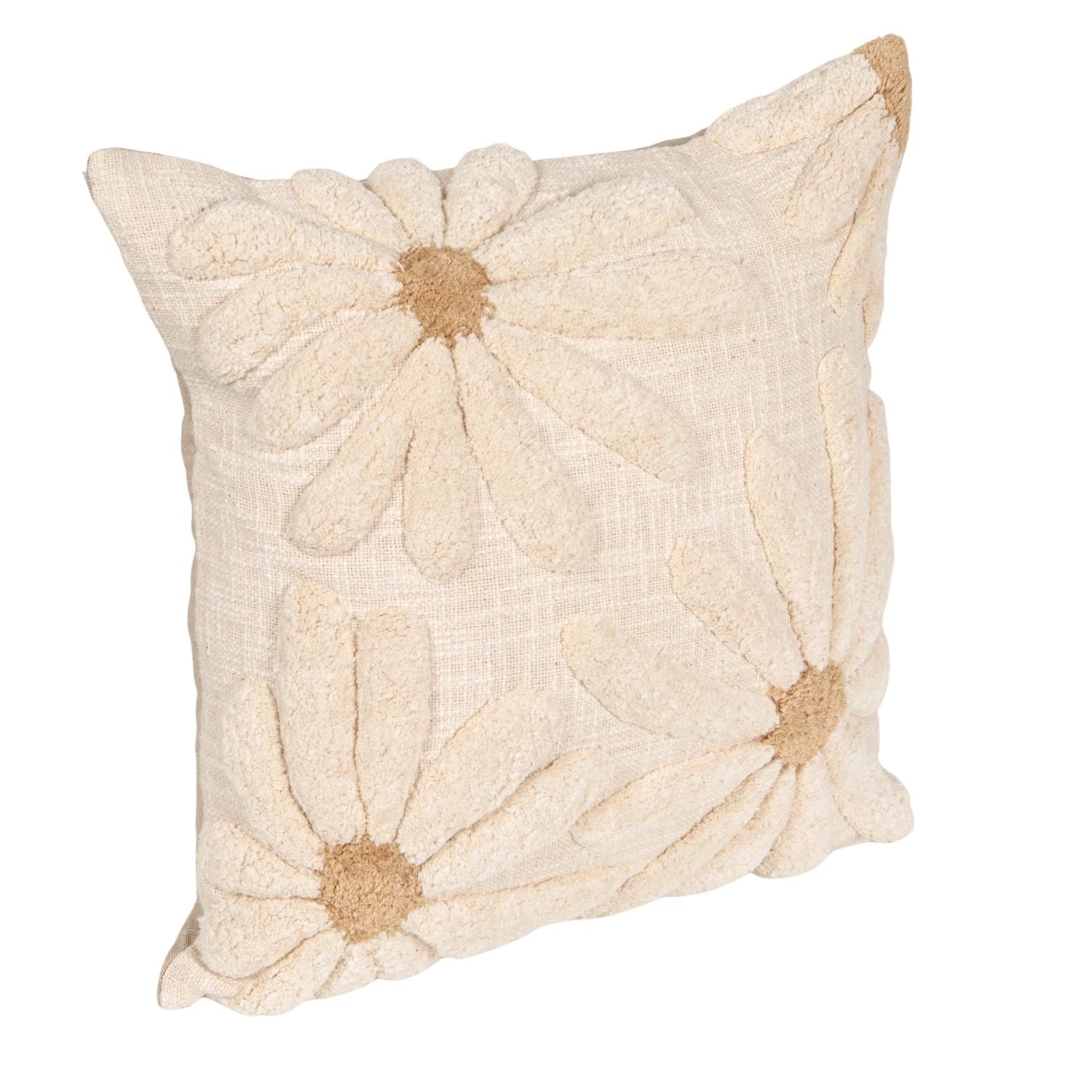 Little One Tufted Flowers Pillow
