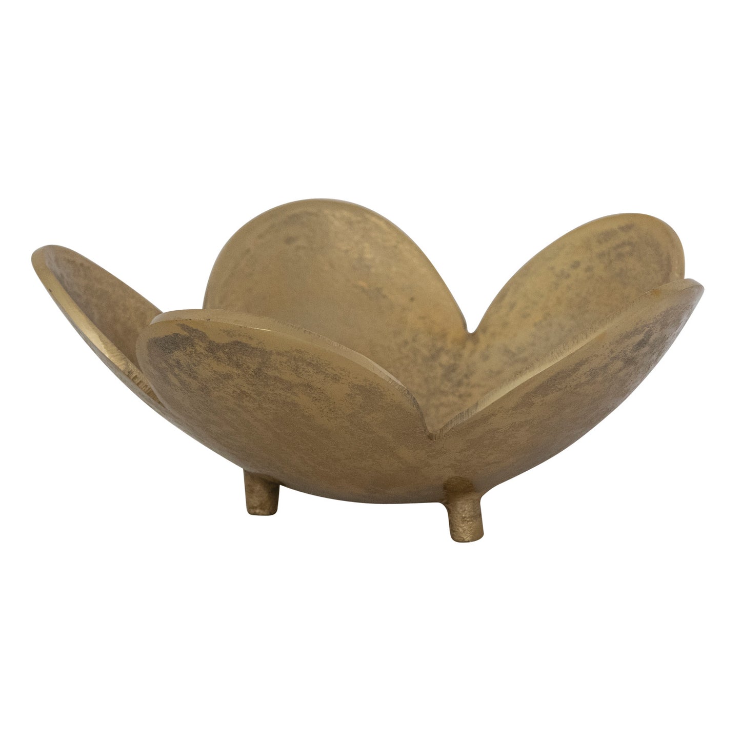 Gold Footed Flower Shaped Bowl