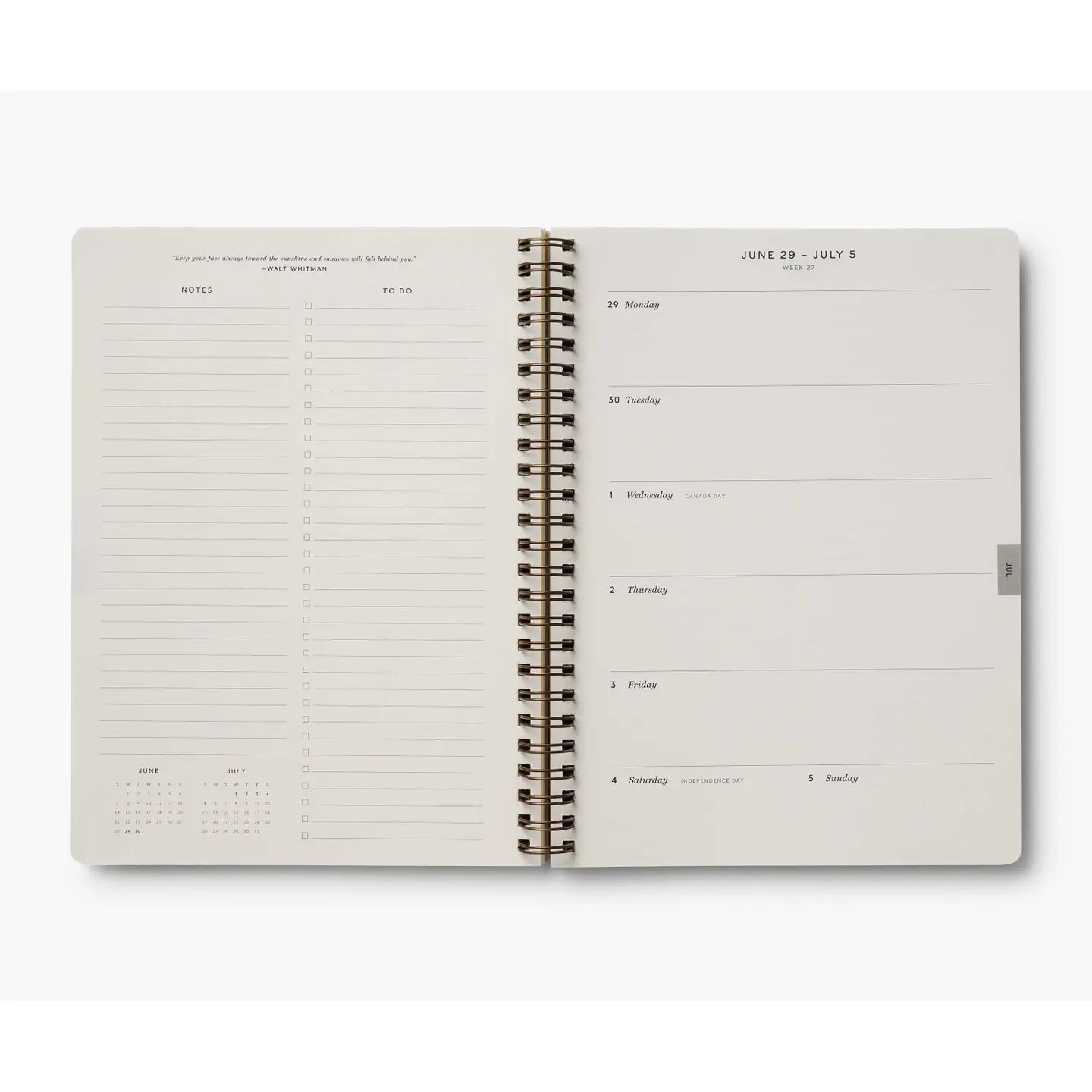 2026 Dahlia 12-Month Softcover Spiral Planner