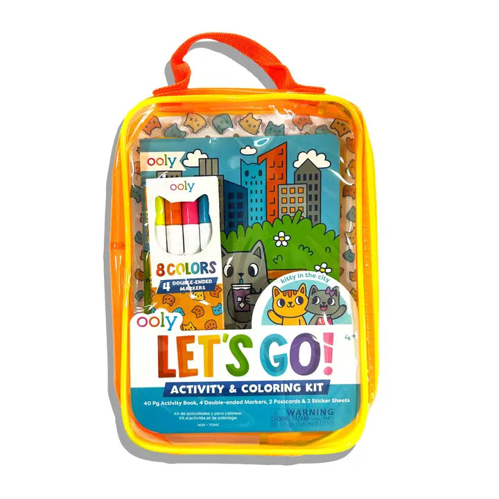 Let's Go!: Activity & Coloring Kit - Kitty In the City