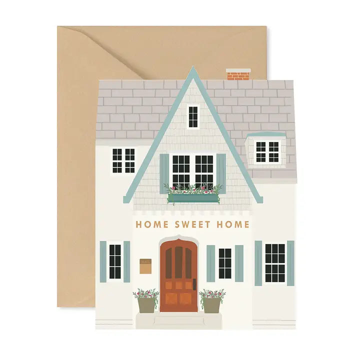 Home Sweet Home Shutters Folded Card