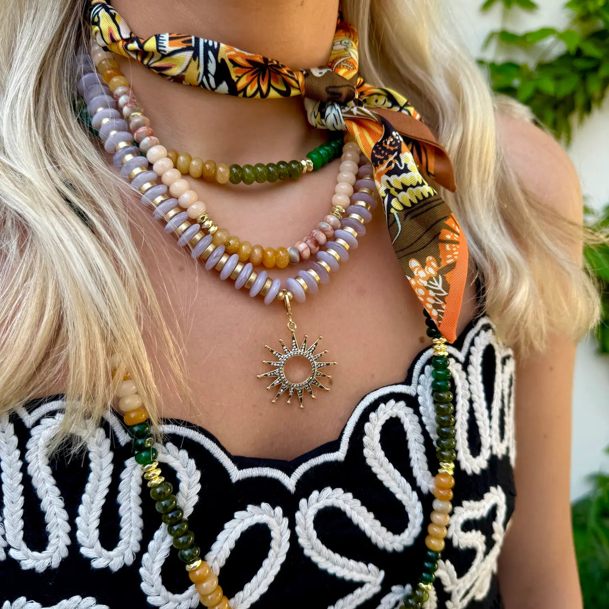 Kerry Multi Beaded Necklace
