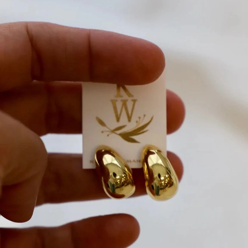 Bonnie Chunky Teardrop Studs