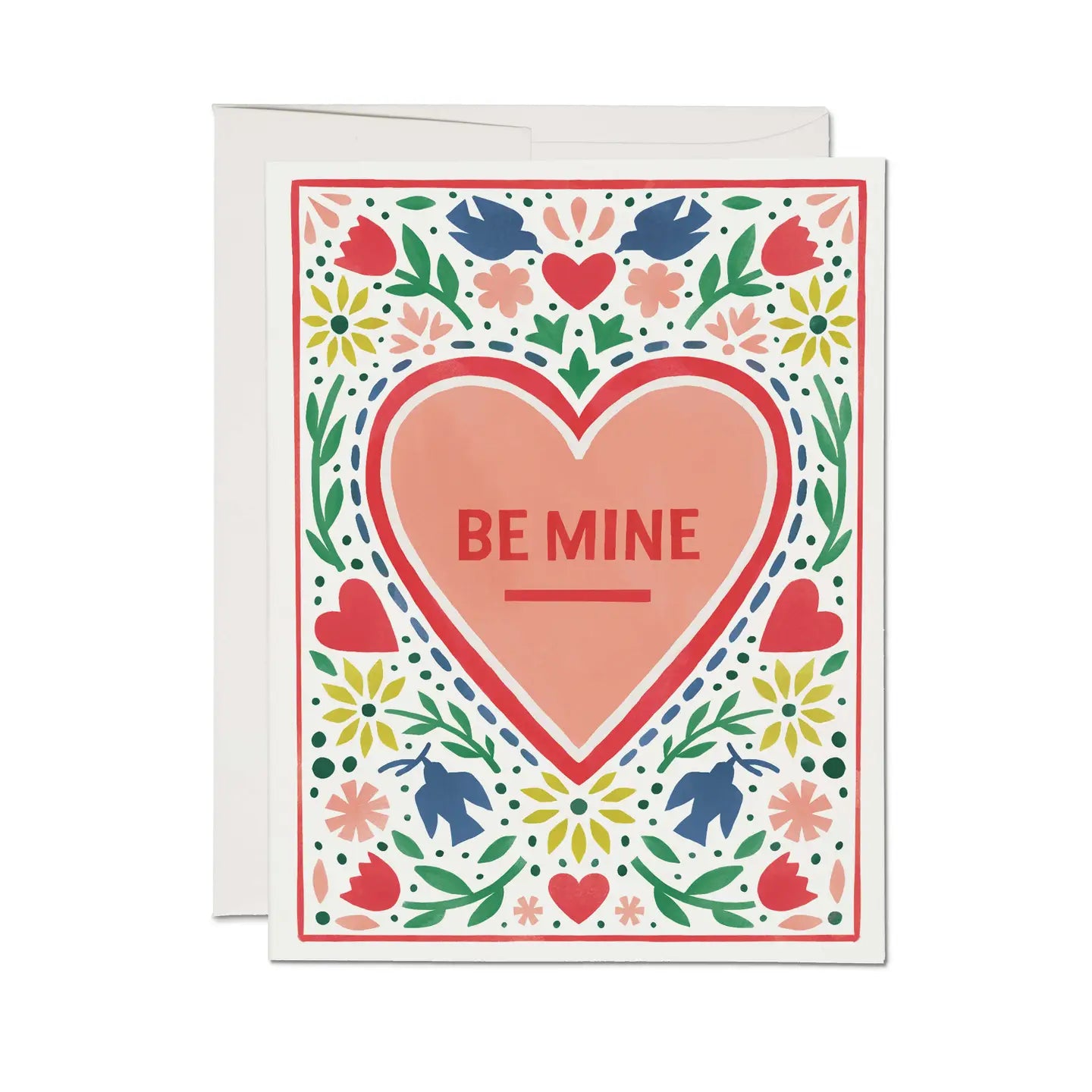Folk Heart Card