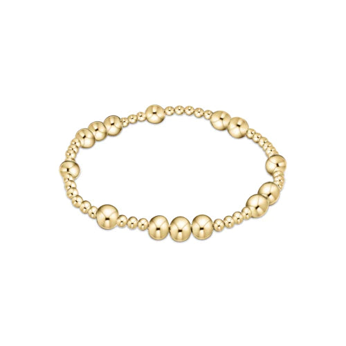 Hope Unwritten 6MM Gold Bead Bracelet