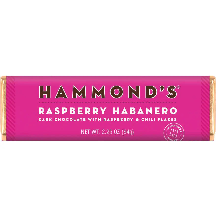 Hammond's Raspberry Habanero Dark Chocolate Bar