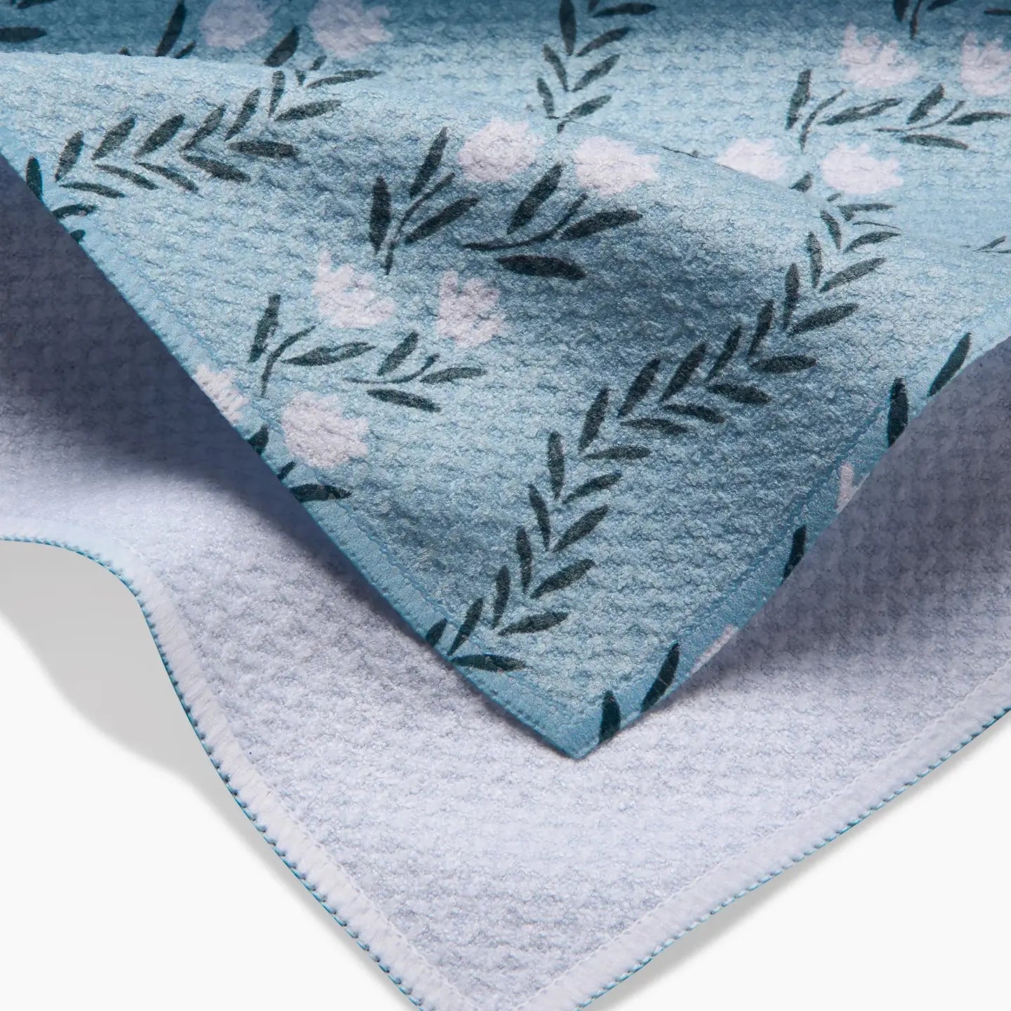 Vintage Floral Stripe Tea Towel