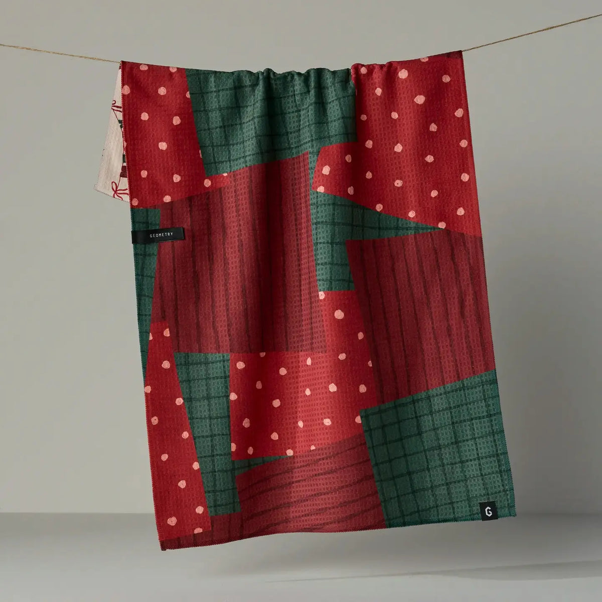 Christmas Crafts Luxe Kitchen Towel