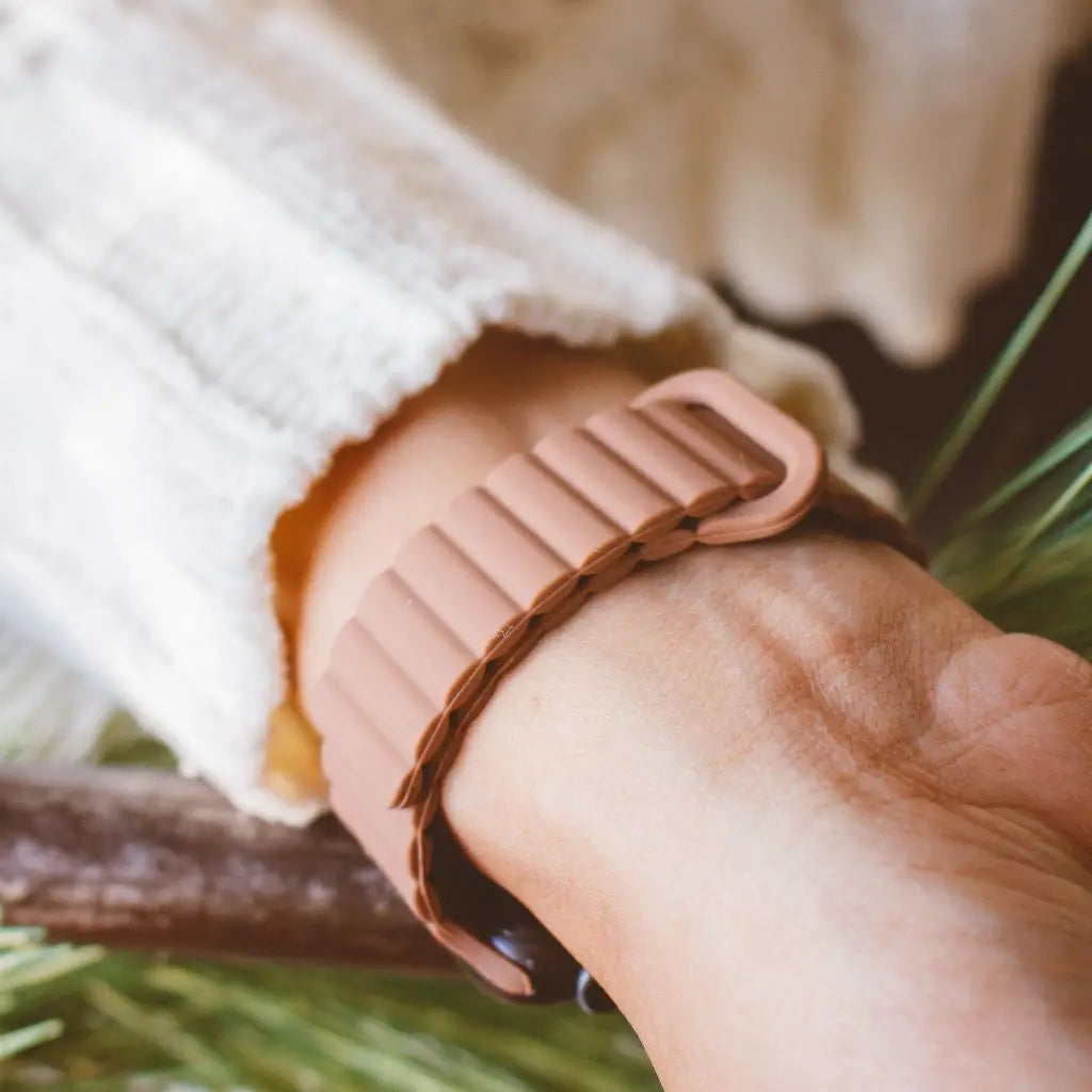 Fawn Brown Magnetic Loop Watch Band