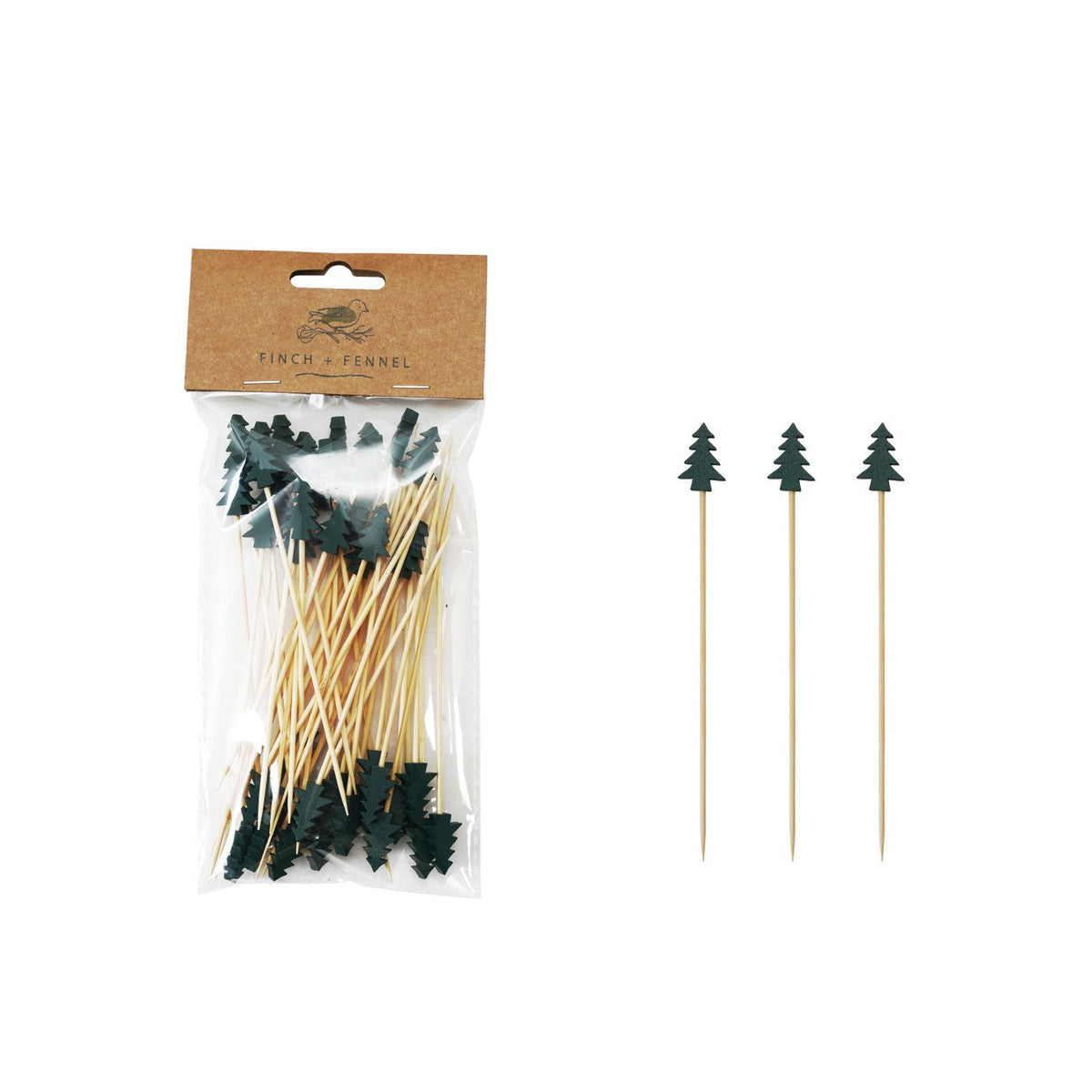 Single Use Picks w/ Tree Shaped Handles