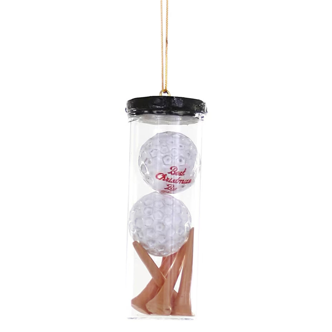 Golf Balls & Tee Ornament