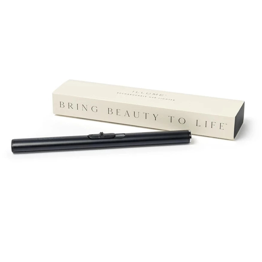 thin black rechargeable lighter for candles