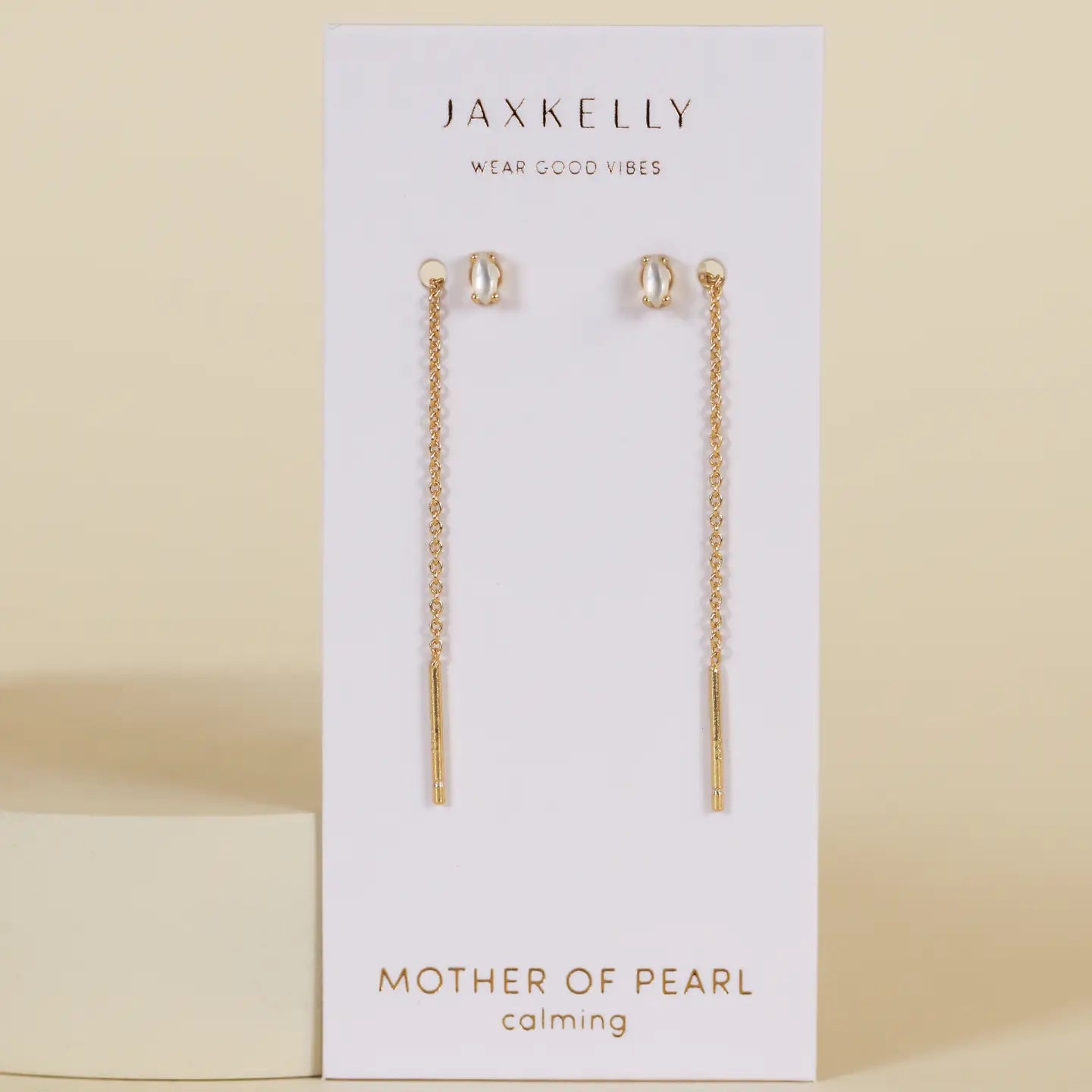 Studded Threader - Mother Of Pearl